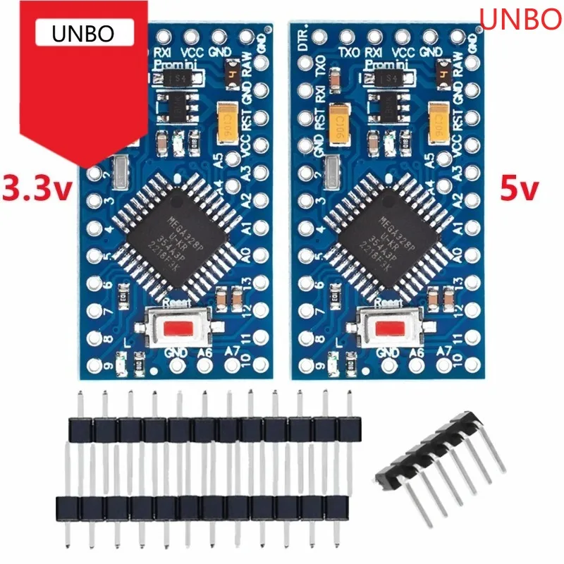 Фото С загрузчиком Pro Mini ATMEGA328P 328 Mini ATMEGA328 5В/16МГц 3.3В/8МГц для Arduino №1