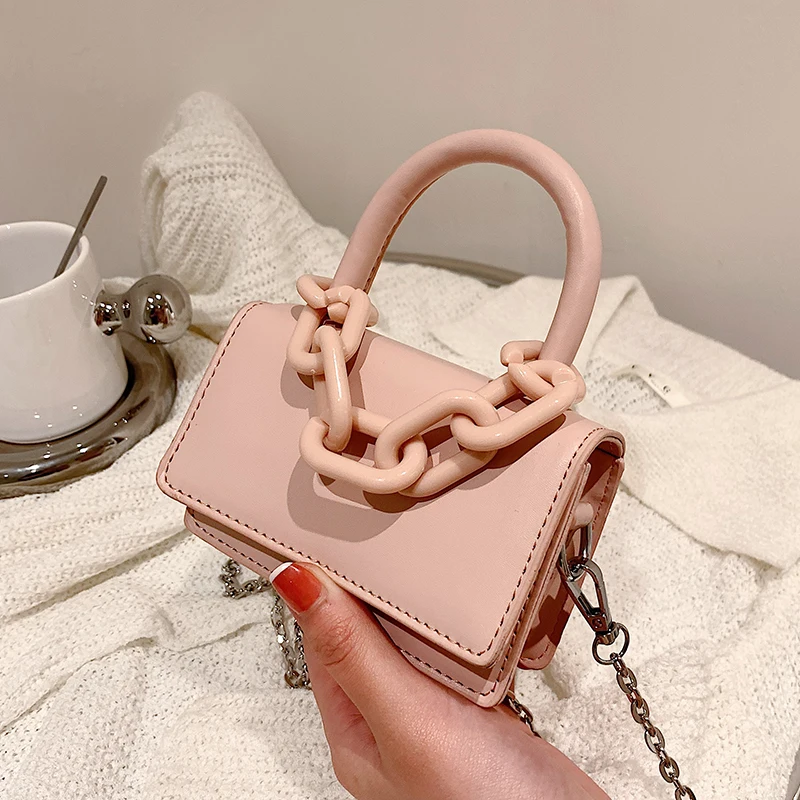 

Classic Style Women's Bag 2022 Popular Mini Bag Spring/summer New Messenger Bag Ins Chain Bag Square Bag Shoulder Bag
