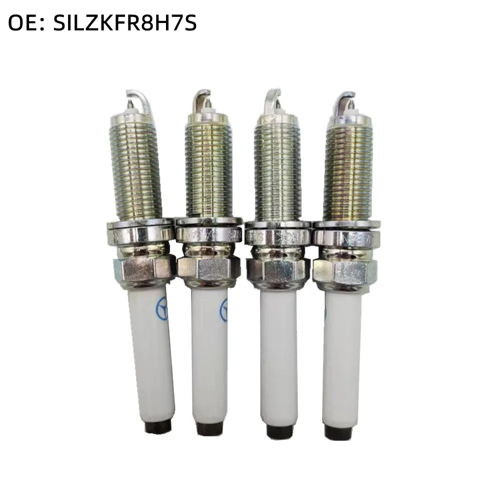 

4-6 pcs Iridium Platinum Spark Plug OE# SILZKFR8H7S 95875 For Mercedes-benz E Class AUDI SEAT SKODA VW 1.8 / 2.0 TFSI