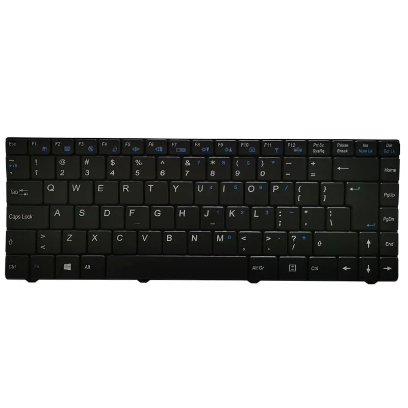 Новая американская клавиатура для ноутбука CLEVO W84 W840T M4121 W840 W830 W84T0 английская