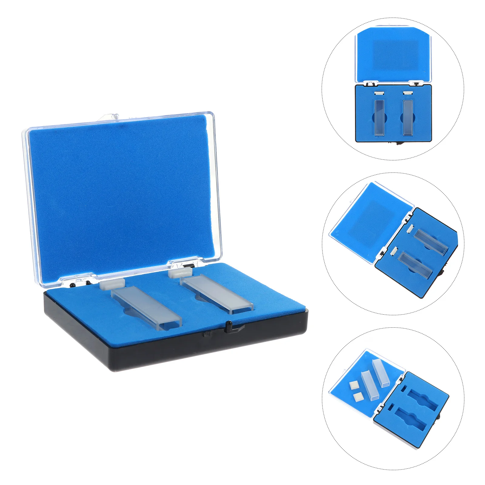 2 шт. кварцевая кювета лабораторный образец спектрофотометрия высокая