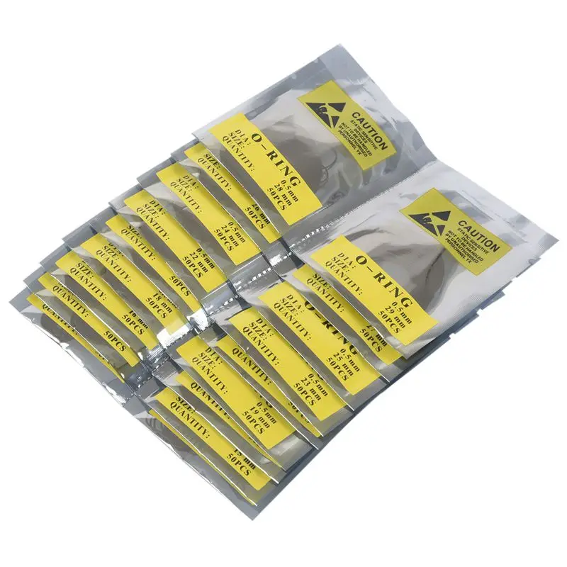 

950Pcs 0.5MM O-Ring Watch Back Gasket Rubber Seal Repair Tool Kit Size 12Mm-30Mm