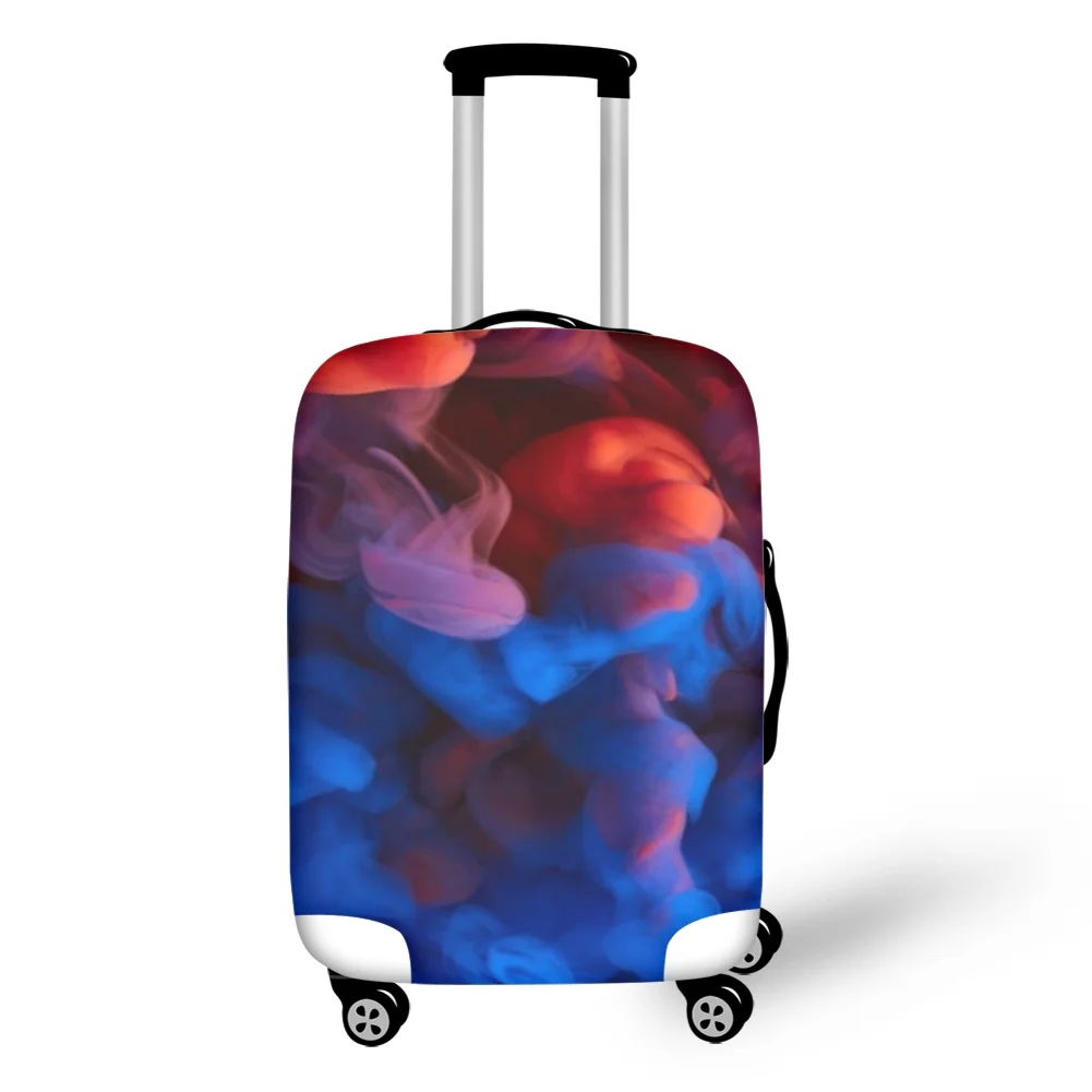 

Twoheartsgirl Thick Luggage Cover Watercolor Print Travel Elastic Suitcase Cover Travel Accessories Trolley Protective Cover