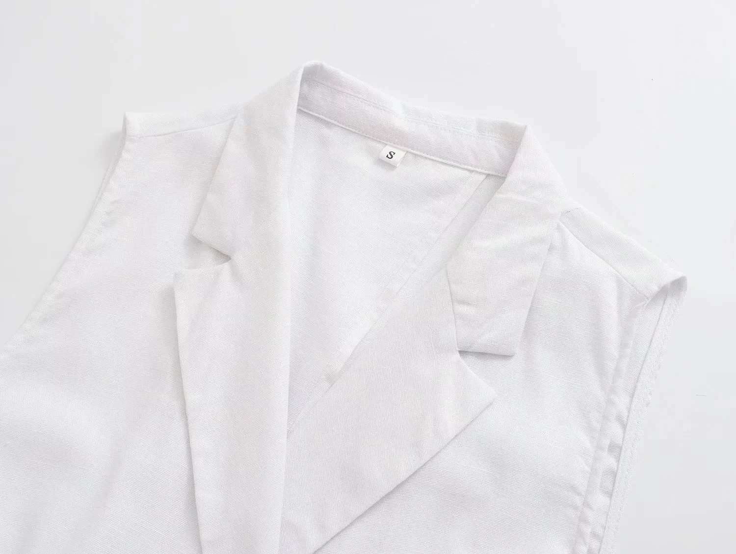 Withered England Style Indie Folk Vintage Linen Notched White Summer Playsuits Women Tops Fashion Casual Playsuits