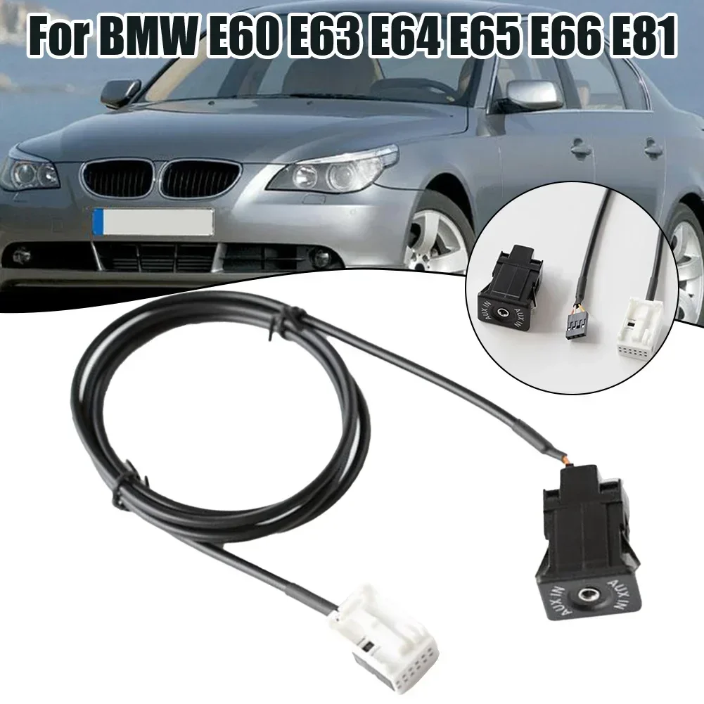 Аудиокабель адаптера Aux для BMW E60 E63 E64 E65 E66 E81 E82 E87 E88 Для E90 E91 E92 Удлинительный