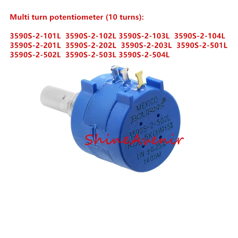 10 шт. ручка + потенциометр 3590S-2-102/202/502/103/203/503/104/101/201/501 100% оригинал