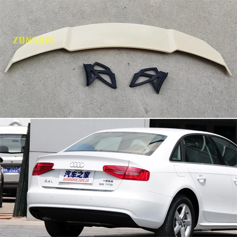 

Используется для Audi A4 2013-2016 комплект спойлеров для заднего крыла автомобиля седана аксессуары из АБС-пластика