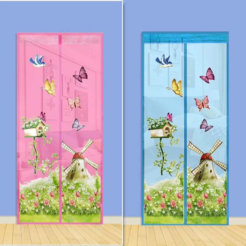 Prevent Anti Mosquito Screen Encryption Magnet Moskito Net Curtains Cloth Door Curtain Screen Magnet Moustiquaire Gate