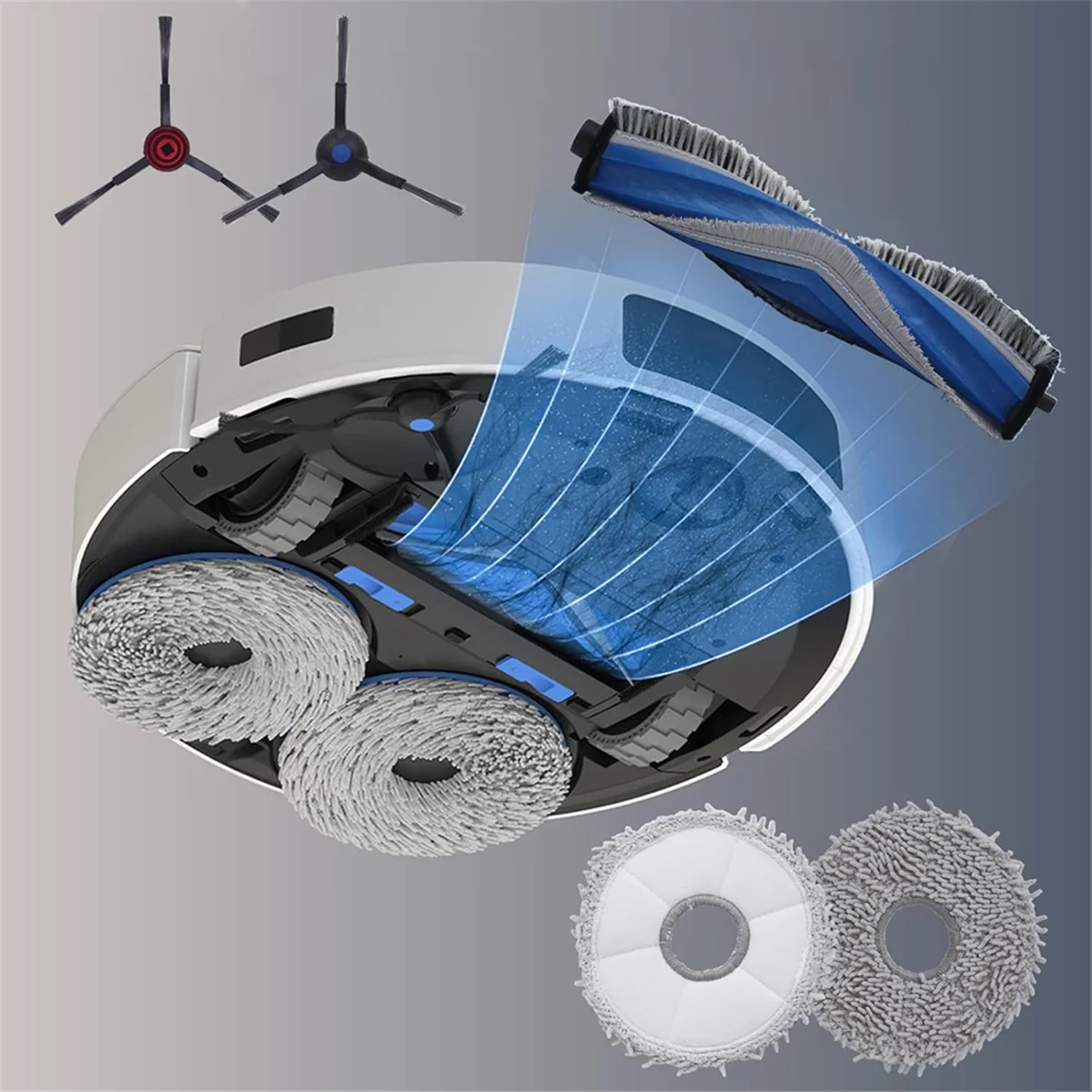 Аксессуары для робота-пылесоса ECOVACS DEEBOT T30 Pro Omni/T30 Omni основная щетка мешки пыли