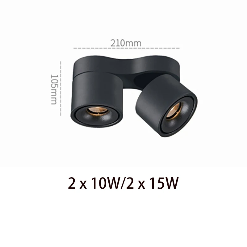 

Складные поворотные светодиодные светильники ZHIO 10 Вт/15 Вт