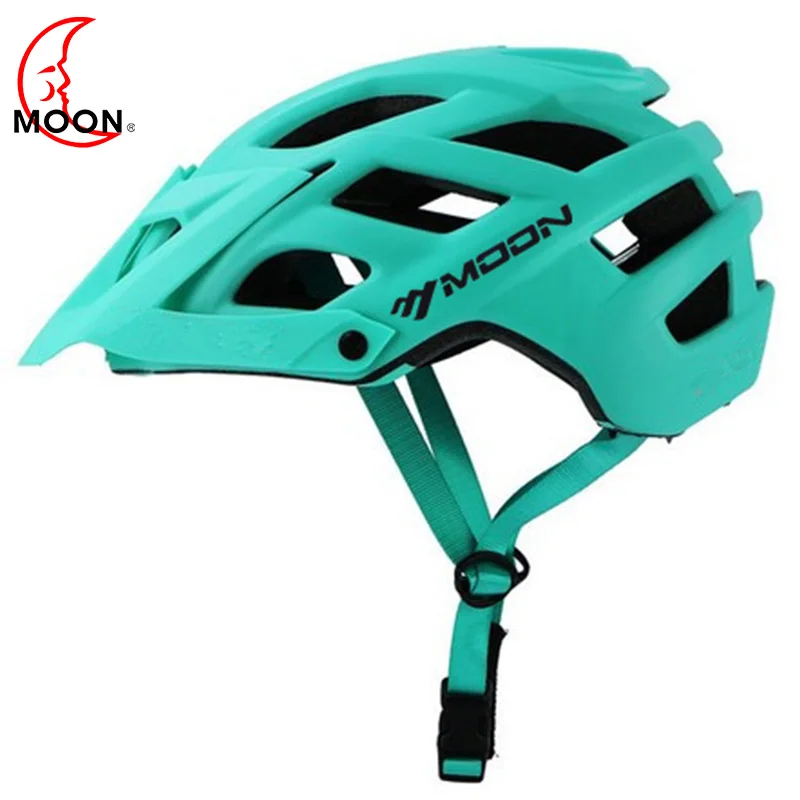 MOON-casco de ciclismo ligero para hombre y mujer, gorra de seguridad transpirable en molde, para deportes al aire libre, equipo de bicicleta de montaña y carretera