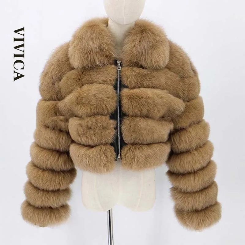 S-6XL Imitation Fur Jacket 2022 Winter European and American Short Faux Fur Imitation Fox Fur Long-sleeved Stitching Jacket