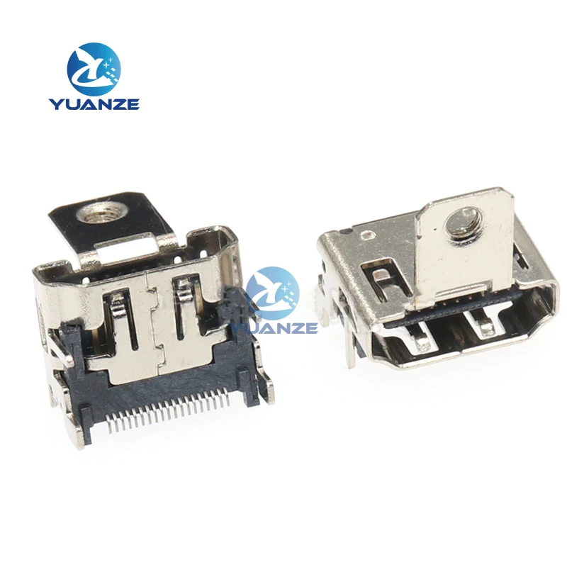 

5 шт. HDMI гнездовой разъем/штекер 19PIN 19P SMD гнездовой SMT гнездовой разъем PCB интерфейс патч 90 градусов HD 19PIN полоса фиксированное ухо Fr