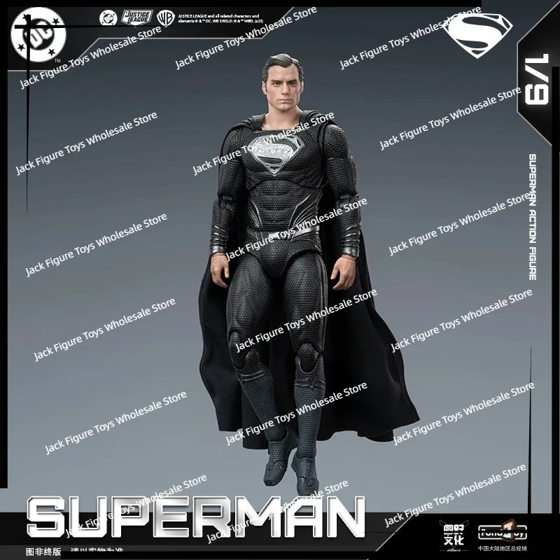 Фото Новая фигурка Супермена 2.0 от Fondjoy, масштаб 1/9, черная, по мотивам DC, Зака Снайдера, Justice League, аниме-фигурка, статуэтка, модель, детские игрушки, подарки. №3