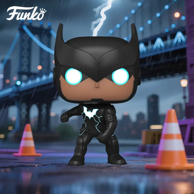 Фото Коллекционная фигурка Funko POP DC Comics Бэтмен в Бэтвинге, модель супергероя, статуэтка для рабочего стола, художественное украшение, декор для дома, подарок №2