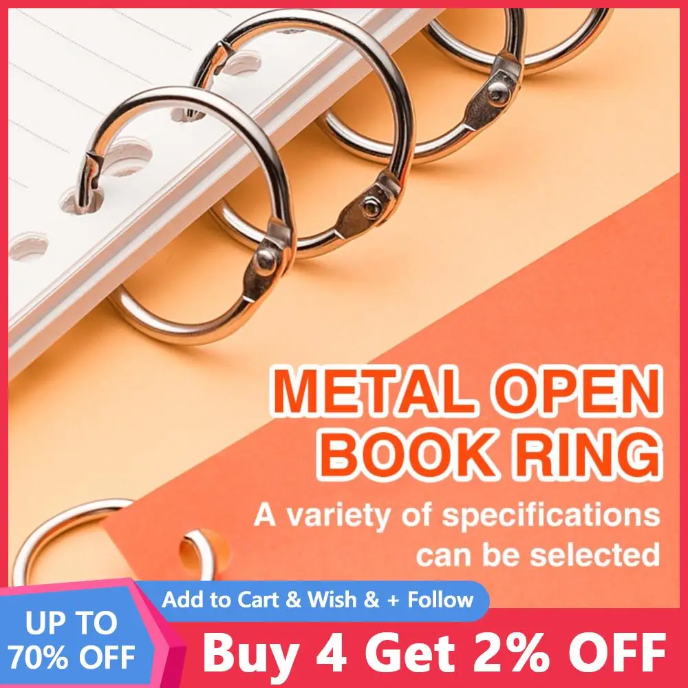 

5/10 шт., металлические кольца для дневника, альбома