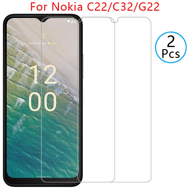 Чехол для nokia c22 c32 g22 защитный экран из закаленного стекла на nokiac22 nokiac32 nokiag22 g c 22 32