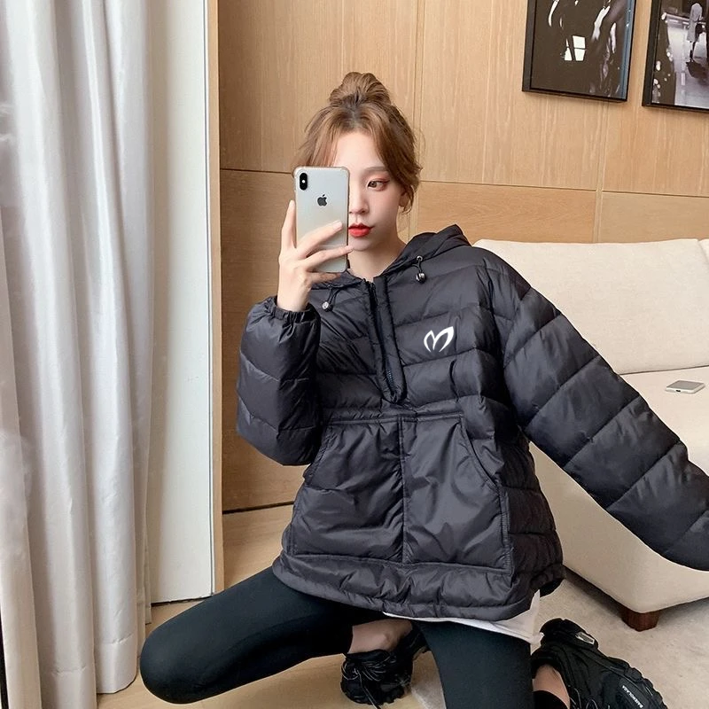 

Malbon Golf Horse Golf Wear Women Jackets Women's Golf Clothing 2022 winter Hooded Cotton Jacket Windbreak Women's Golf Wear