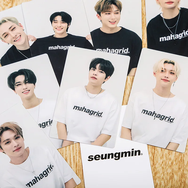 8 шт./компл. Kpop бродячие Детские фотооткрытки персональные HD печатные утолщенные