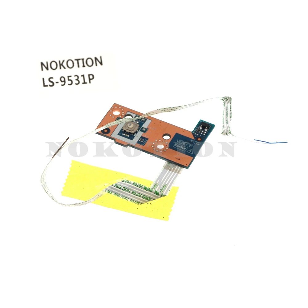 

Для ACER E1-572G E1-572 E1-570 E1-532 плата с кнопкой питания и кабелем питания