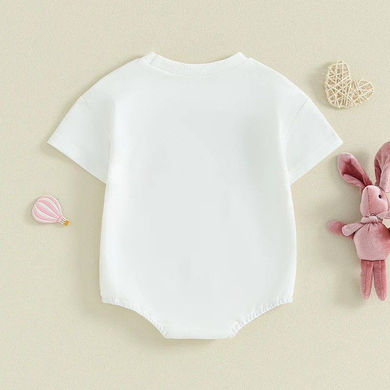 Милый детский наряд для новорожденных мальчиков и девочек пасхальный комбинезон