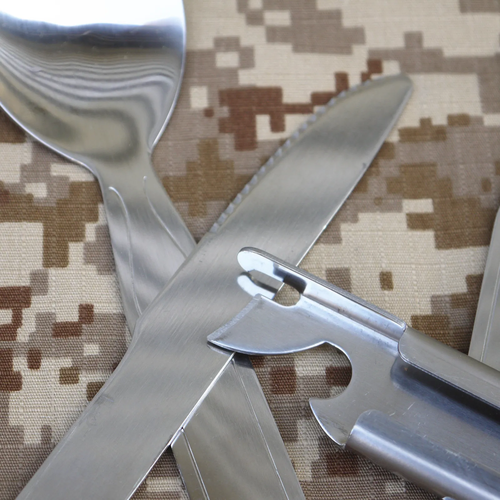 4 шт. складные столовые приборы из нержавеющей стали