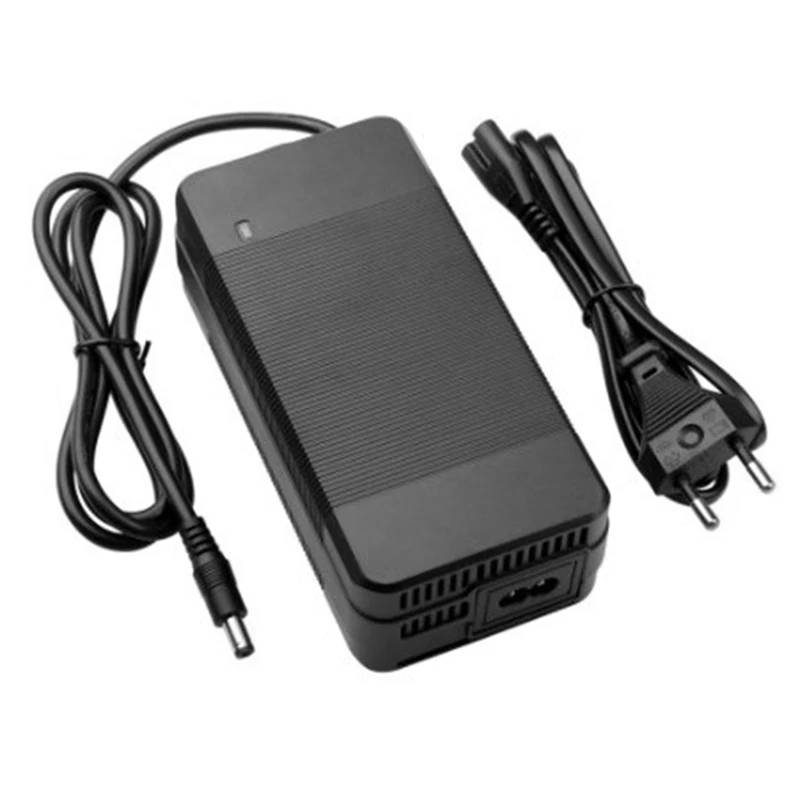 

Зарядное устройство с вентилятором 42В 4A для быстрой зарядки литиевых аккумуляторов 36 В, зарядное устройство для электромобиля, литий-ионна...