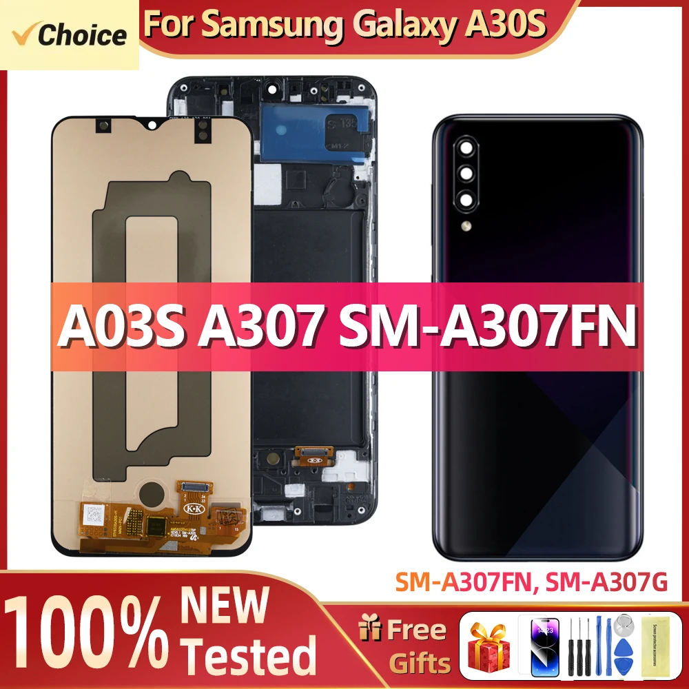 Супер Amoled-дисплей Для Samsung Galaxy A30s Емкостный Сенсорный Экран Дигитайзер