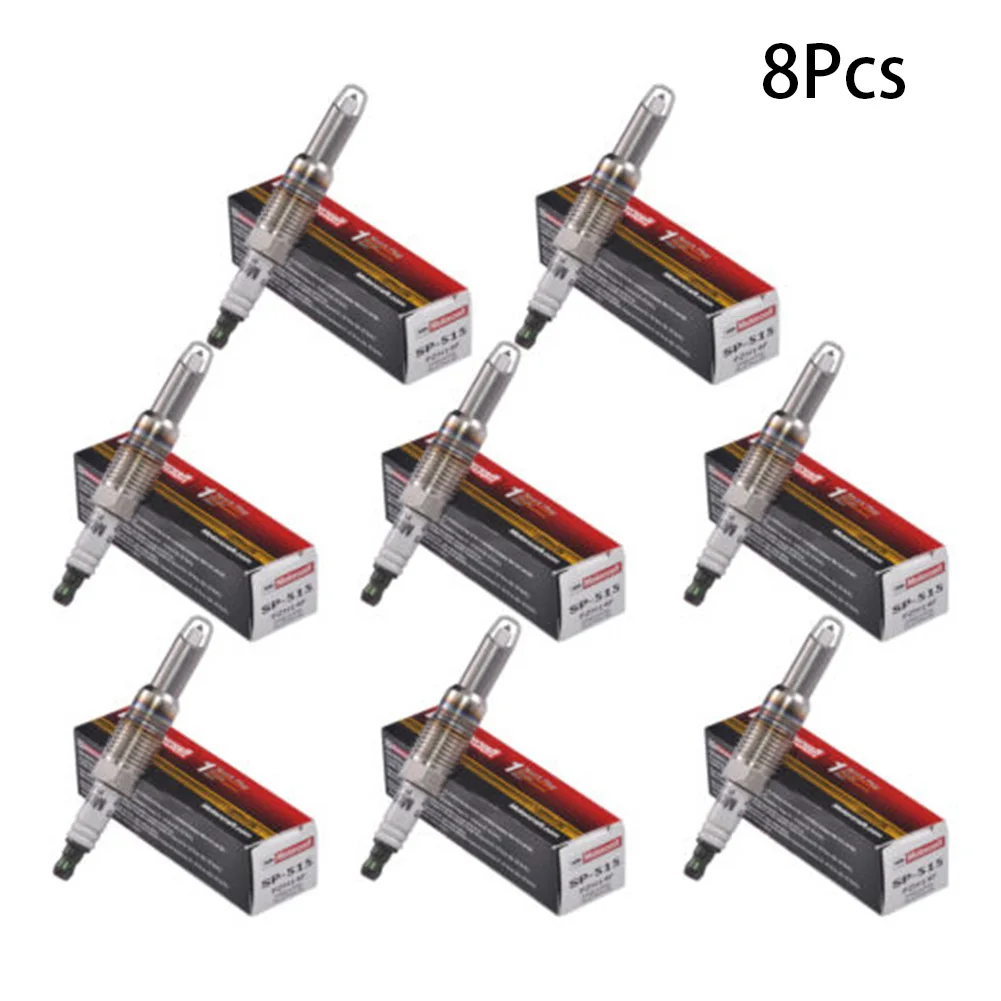 

8pcs/pack Big Engine Car Repairing Stainless Steel Vehicle Useful Easy Install Pick Up Durable Practical Maintenance Spark Plug