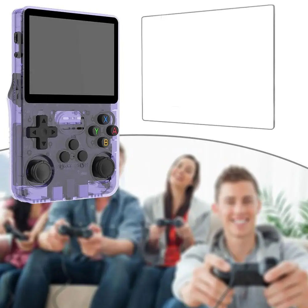 Защитная пленка для экрана закаленная R36S/RGB20S ручная игровая консоль стразы D0X0