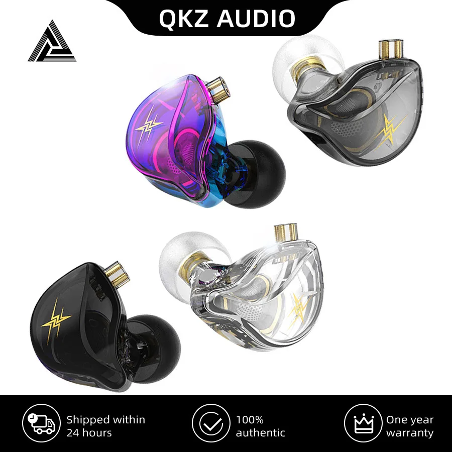 

QKZ ZXT EDX PRO Earphones 1 Dynamic HIFI Bass Earbuds In Ear Monitor Headphones Sport Noise Cancelling Headset ES4 ZST X ED9