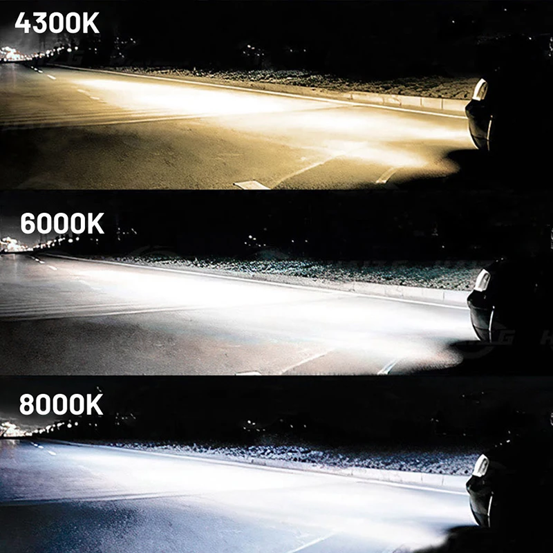 Фото Лампа головного света H4, H7, H3, с чипом CSP 880, 881, H27, 9007, 9008, H13, H8, H9, H11, 4K3, 6K, 8K №4