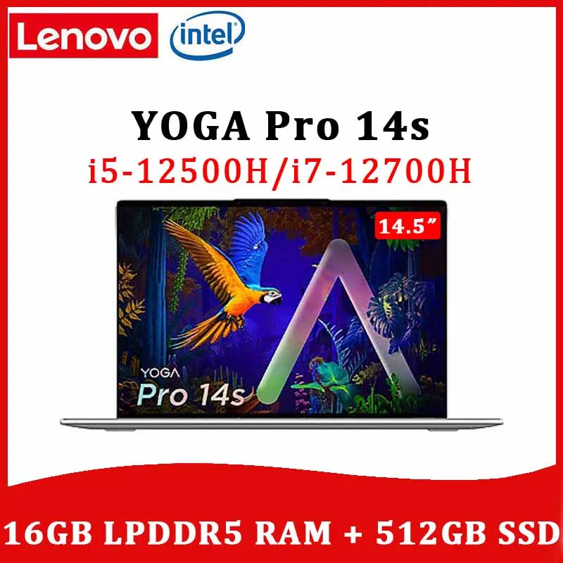 Lenovo Laptop Yoga Pro 14s 12th Intel Core i7-12700H Windows 11 16GB RAM 512G SSD 14.5