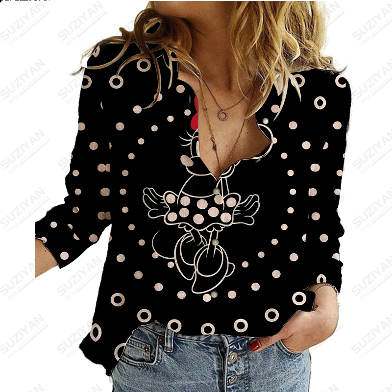 

2023 Spring Hot Selling Women's Long sleeved Shirts 2023 New Chiffon Casual Pullover Cardigan Fragmented 3D Printed Women's Top