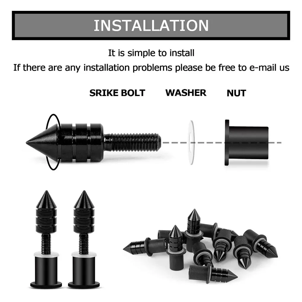 Мотоциклетные аксессуары шипы болты для лобового стекла винтовая гайка
