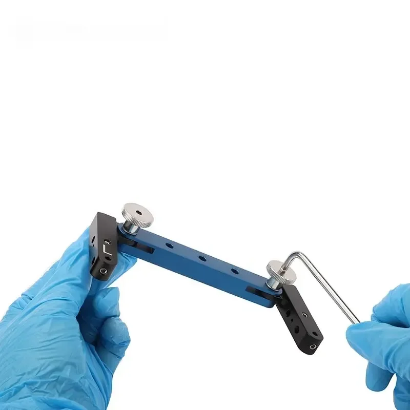 Фото Набор для фиксации пластин TPLO Dafinki Vet Instruments: шаблон TPLO из алюминия и нержавеющей стали, сертифицированный CE №5
