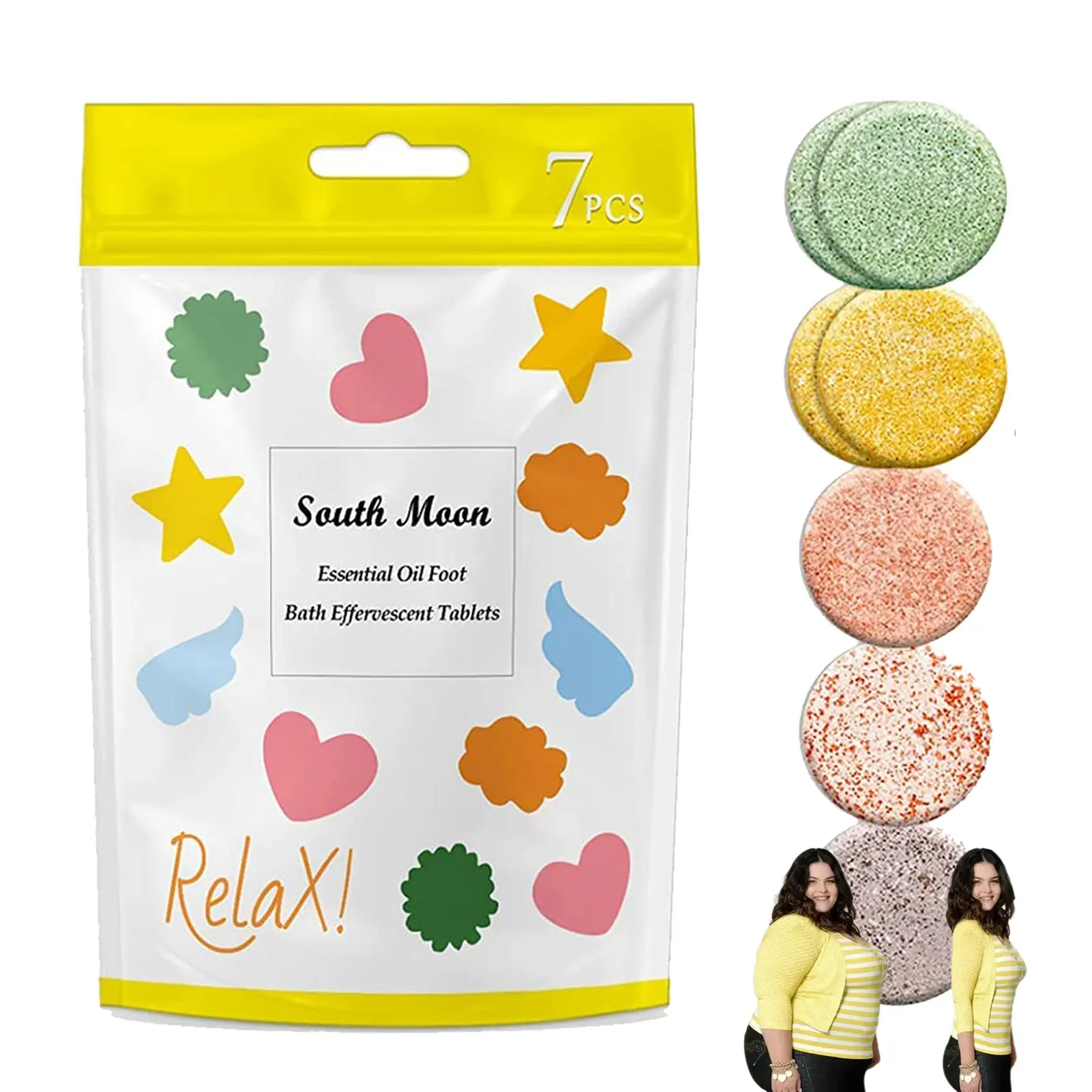 

Шипучие таблетки для ванны для ног, 7 цветов, натуральная кожа, лимпатический дренаж, имбирь для ног, средство для ухода за ногами