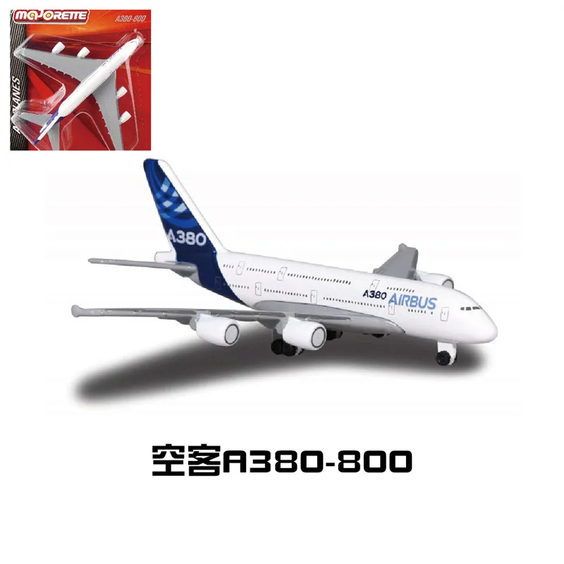 Модель самолета из сплава Majorette 7980 1:500 BOEING 787-9 A350-900 A380-800