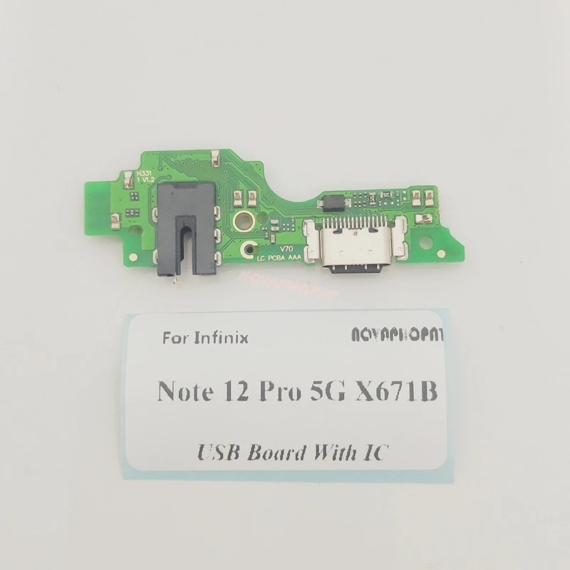 Для infinix Note 12 5G X671 / Pro X671B USB док-станция зарядное устройство порт наушники аудио