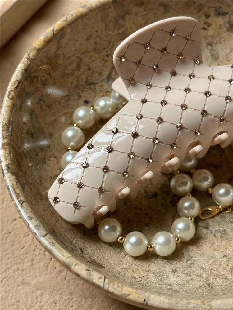 Женский зажим для волос с уксусной кислотой элегантный кристаллами аксессуар на