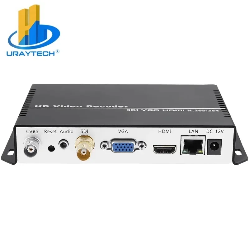 URay UHD 4K H.265 H.264 SDI HDMI VGA CVBS декодер видео аудио IP-потоковая NDI