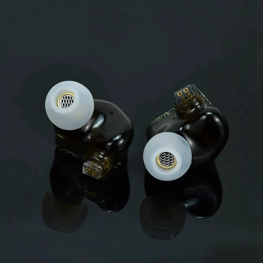Фото Hi-Fi наушники IEM 10 драйверов наушники-вкладыши монитор наушники 1DD 4BA наушники для аудиофилов 2-контактный съемный кабель IEMs DIY №2