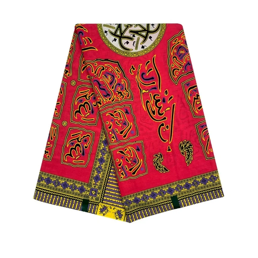 

Ткань из Анкары, Африканский настоящий восковой принт, хлопок 100%, новый дизайн, 2022 ткань, ткань для пэчворка для платья, 6 ярдов, распродажа се...