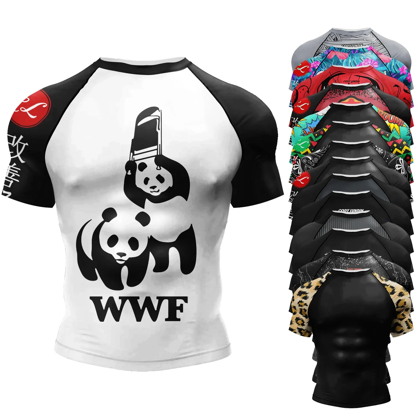 Футболка Nieuwe сжатие Mma Rashguard мужские спортивные шорты из тайского материала для