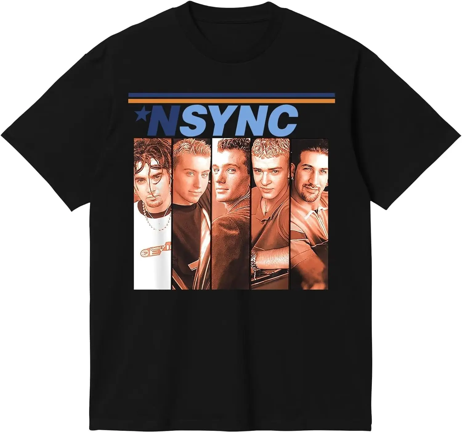 Футболка NSYNC с графическим плакатом футболки для мужчин женщин молодежи 9 ОС