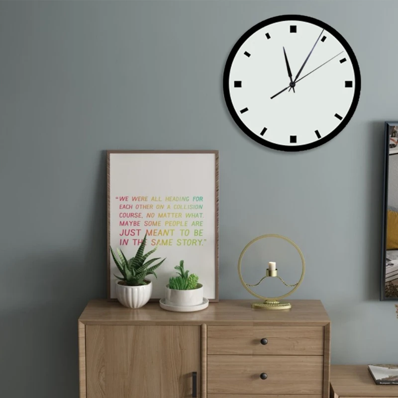 Бесшумные кварцевые часы с длинным и коротким циферблатом |