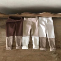 fashion patchwork baby leggings cotton children pp pants new boys girls leggings baby cute casual pants spring kids trousers