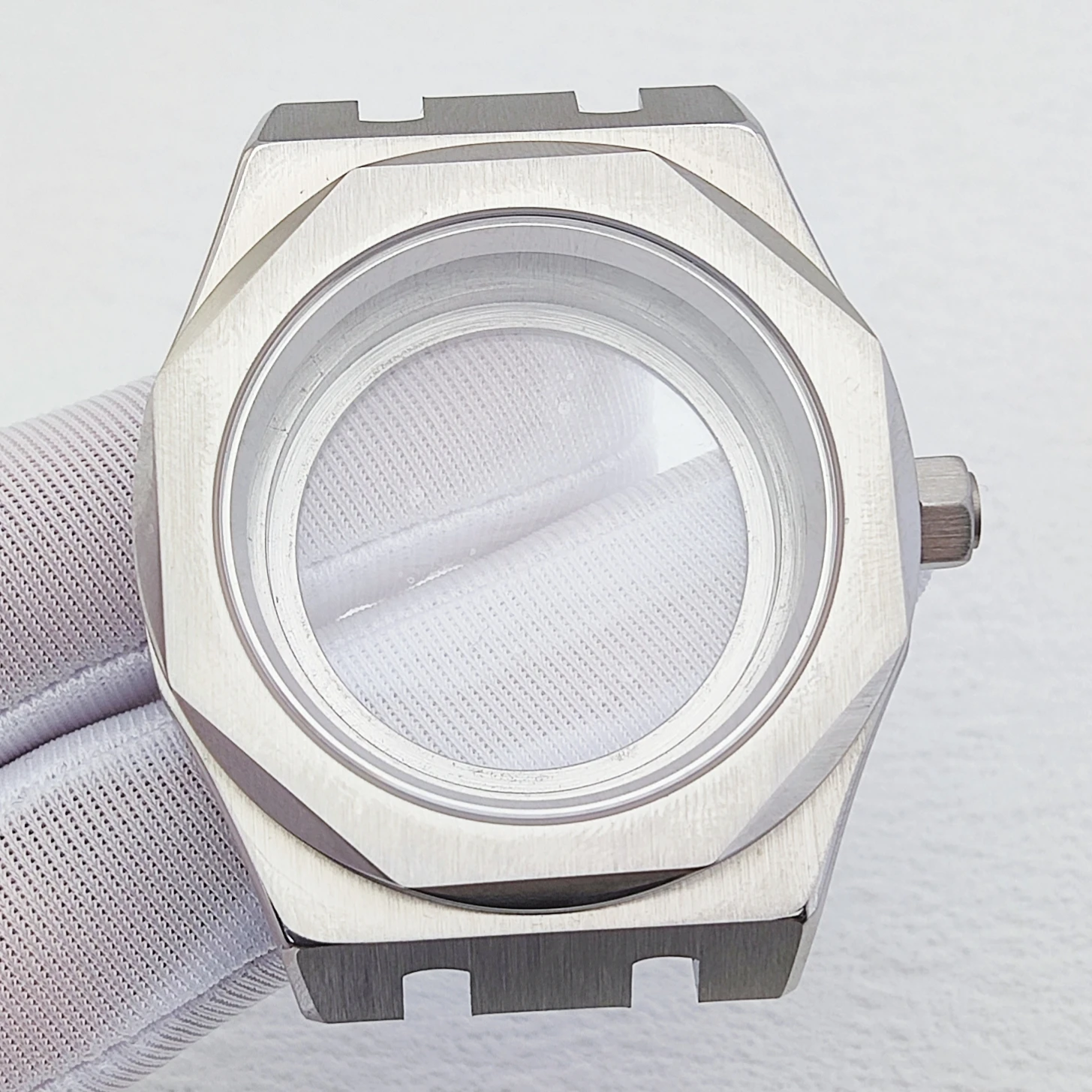 42 мм телефон восьмиугольный стальной ремешок сапфировое стекло для Miyota8215 часы