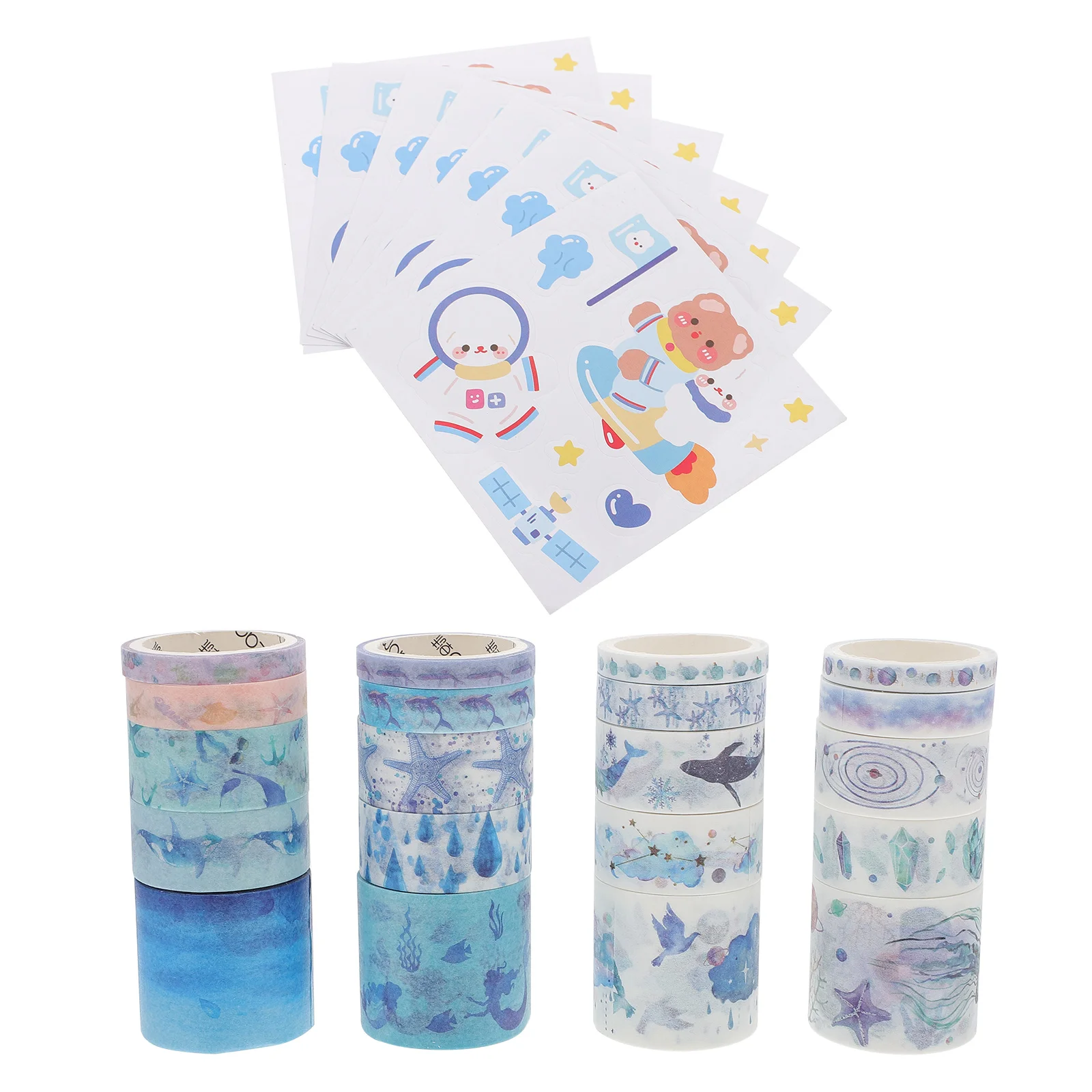 

20 Rolls Creative Exquisite Paper Tape Scrapbook Decorative DIY Paper Tape