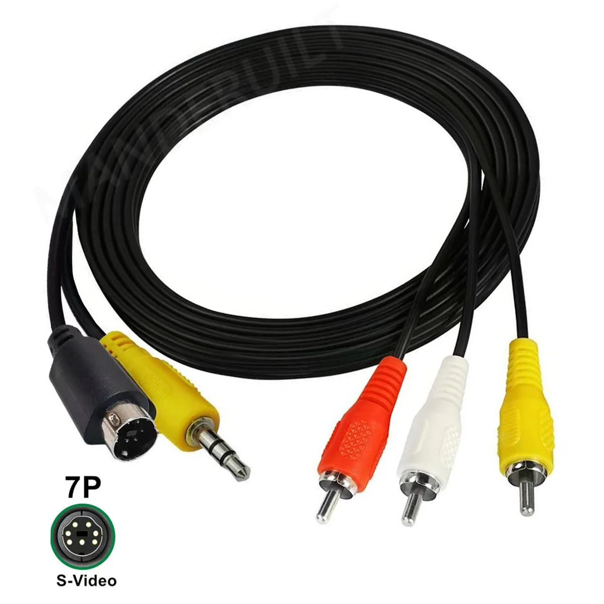Аудио-видео кабель S-Video 7-контактный штекер и разъем постоянного тока 3 5 мм аудио-3